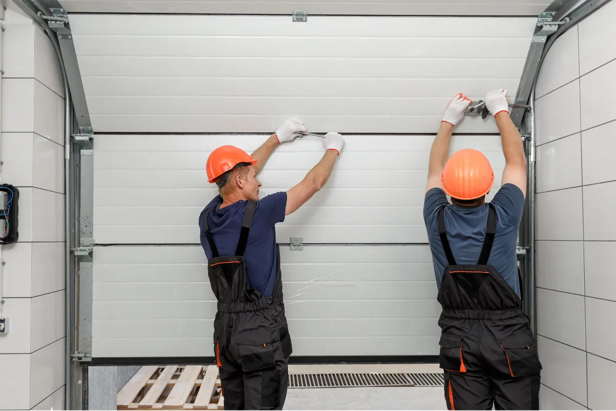 Garage door tune-up and warranty-backed installation service